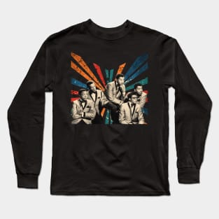 sketc vintage Temptations design Long Sleeve T-Shirt